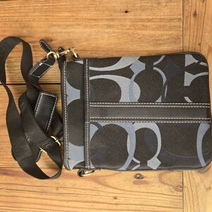 Coach Crossbody Bag in Black and Blue